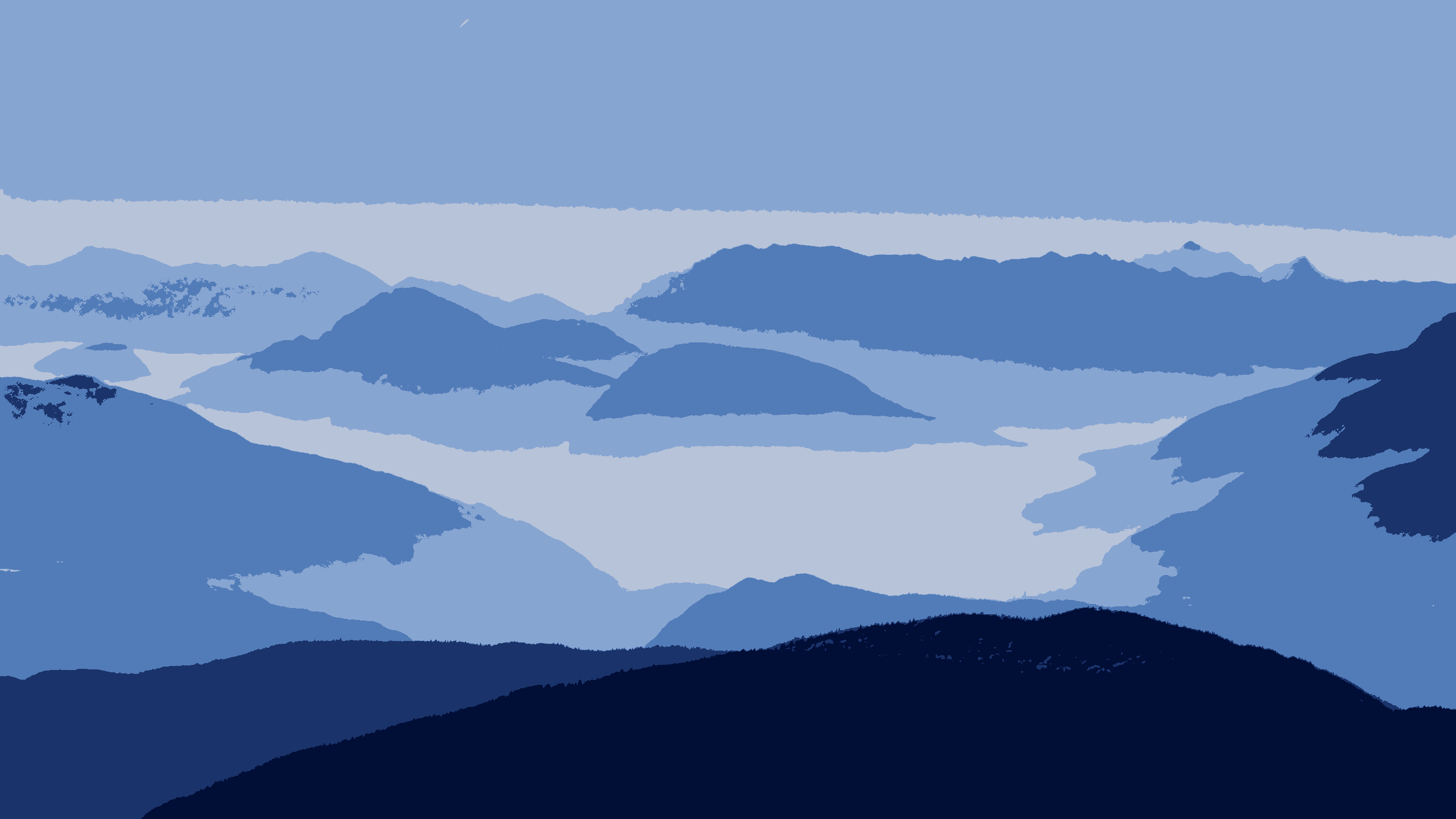 Blue Mountains clustered with k=4